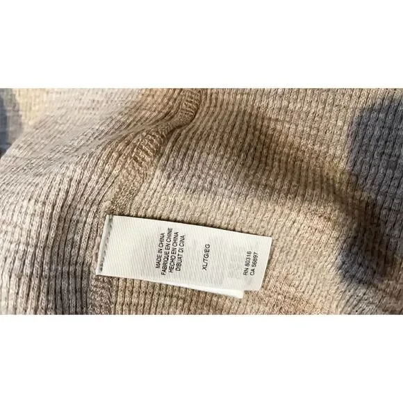 Lucky Brand Men's XL Gray Long Sleeve Thermal T-Shirt - Picture 4 of 6